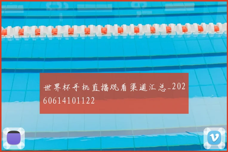 世界杯手机直播观看渠道汇总_20260614101122