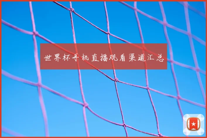 世界杯手机直播观看渠道汇总