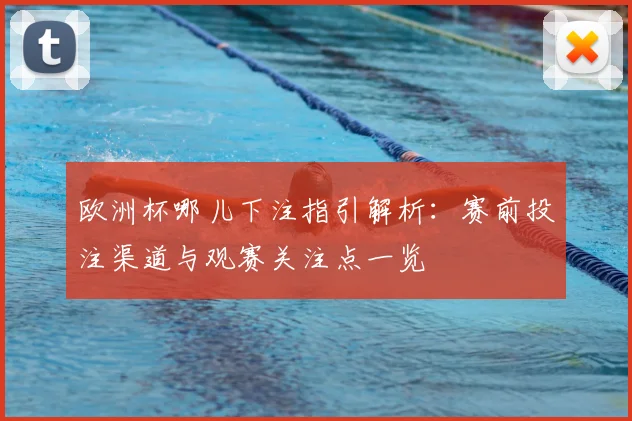 欧洲杯哪儿下注指引解析：赛前投注渠道与观赛关注点一览