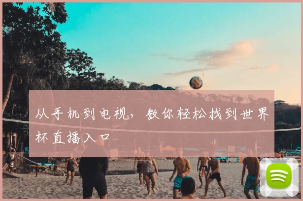 从手机到电视,教你轻松找到世界杯直播入口