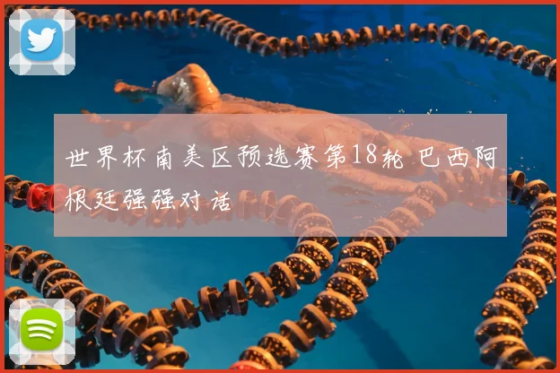 世界杯南美区预选赛第18轮 巴西阿根廷强强对话